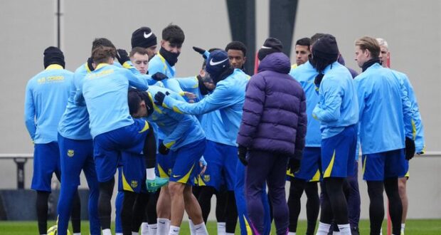 تدريبات برشلونة