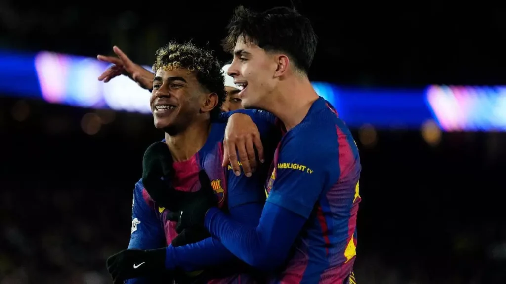 مارك برنال و لامين يامال