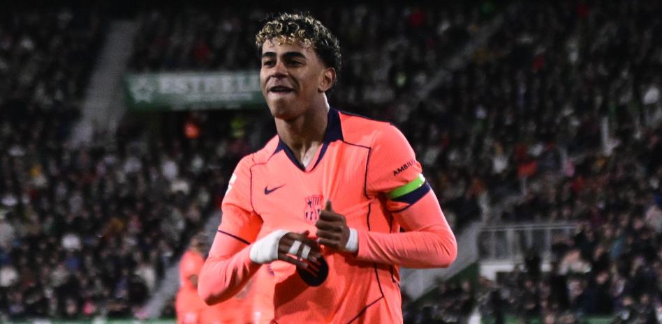 لامين يامال نجح في معادلة أسطورة مارادونا 1 لامين يامال