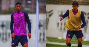 حمزة وأونجستين هما اللاعبان الجديدان لبرشلونة أتليتيك