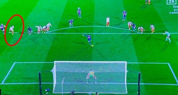 ركلة جزاء لامين يامال