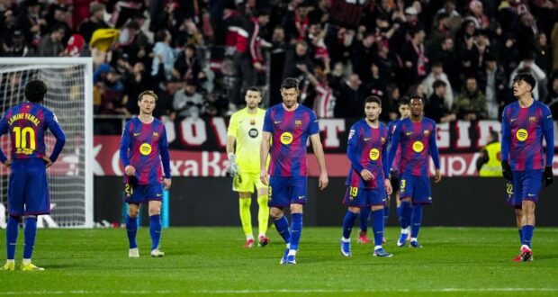 هزيمة برشلونة في جيرونا