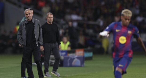 لويس انريكي و فليك و لامين يامال