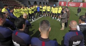 انقسام في غرفة ملابس برشلونة حول تخفيض الرواتب 3 غرفة ملابس برشلونة