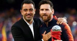 تشافي و ليو ميسي