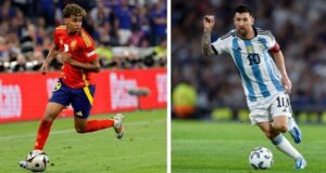 ميسي و لامين يامال