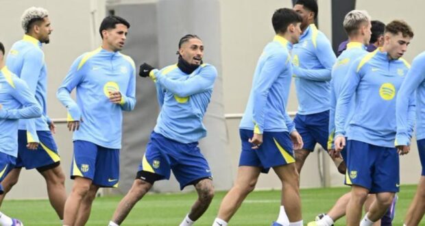 تدريبات برشلونة