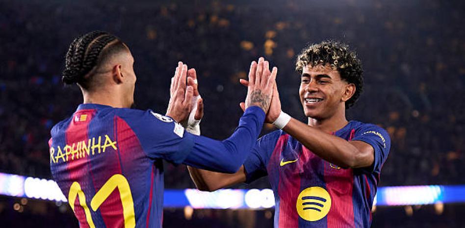 رافينيا و لامين يامال