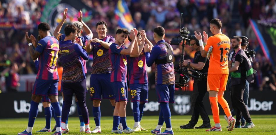 لاعبي برشلونة