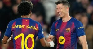 ليفاندوفسكي و لامين يامال