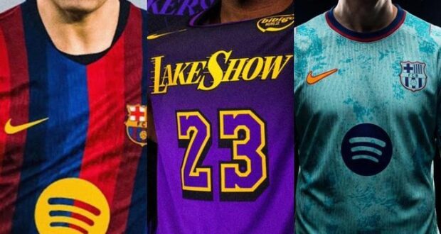 قمصان برشلونة