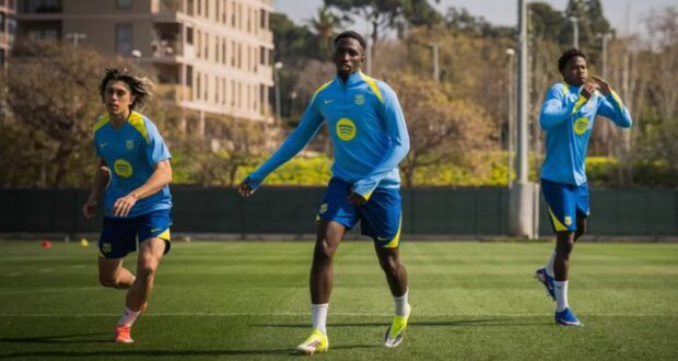 تدريبات شباب برشلونة