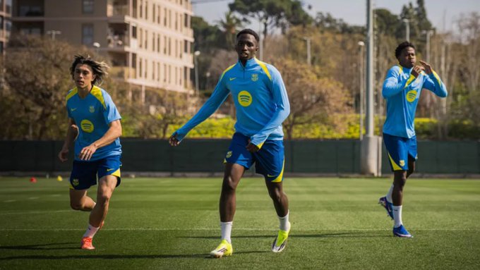 تدريبات شباب برشلونة