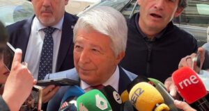 رد رئيس أتلتيكو مدريد الصادم حول مستقبل ألفاريز 4 رئيس أتليتيكو مدريد