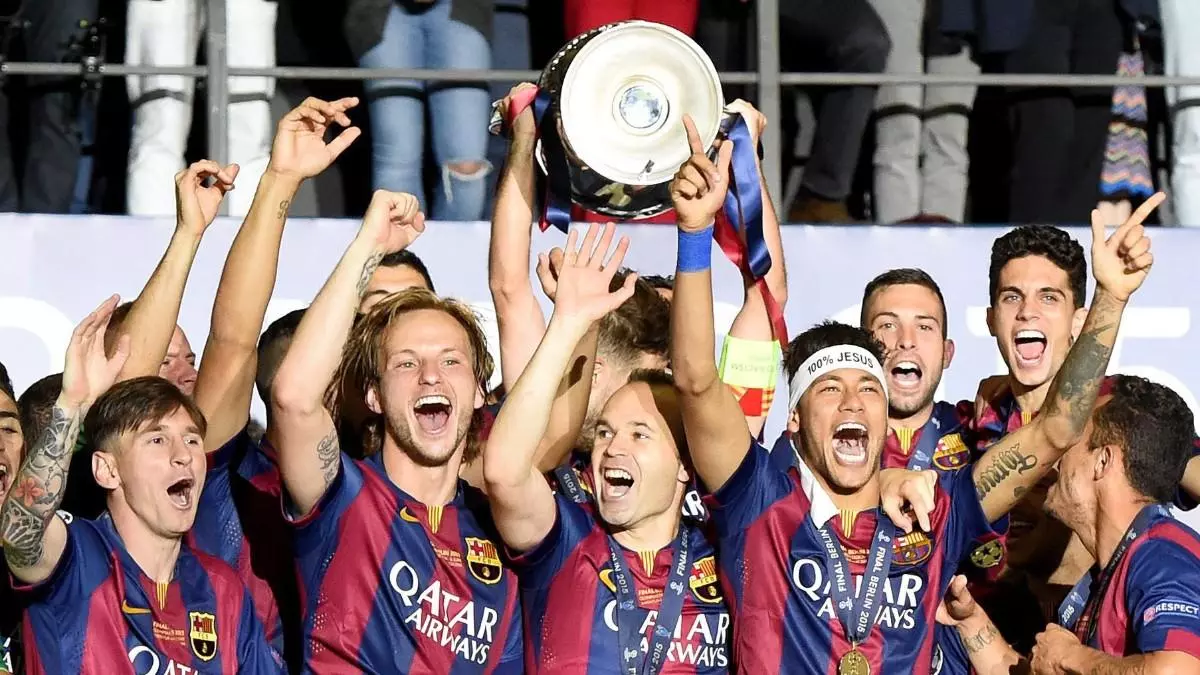 فوز برشلونة بدوري الأبطال