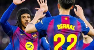 برشلونة تحت تهديد الإيقافات قبل ديربي إسبانيول 4 مارك برنال و كوندي