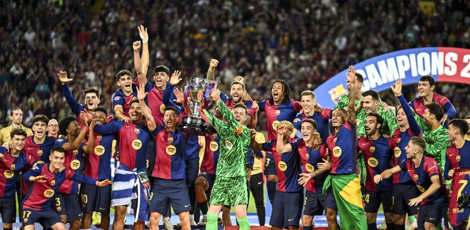 برشلونة بطلا للدوري الإسباني