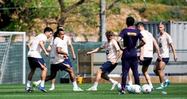 تدريبات برشلونة