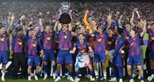 تتويج برشلونة بالليغا