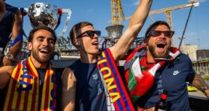 احتفالات برشلونة