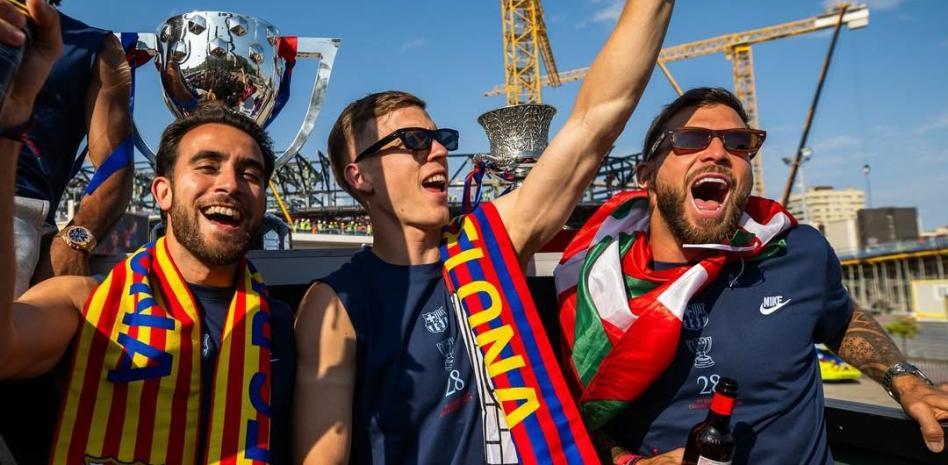 احتفالات برشلونة