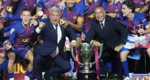 تتويج برشلونة بالليغا