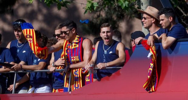 احتفالات برشلونة