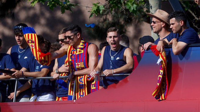 احتفالات برشلونة