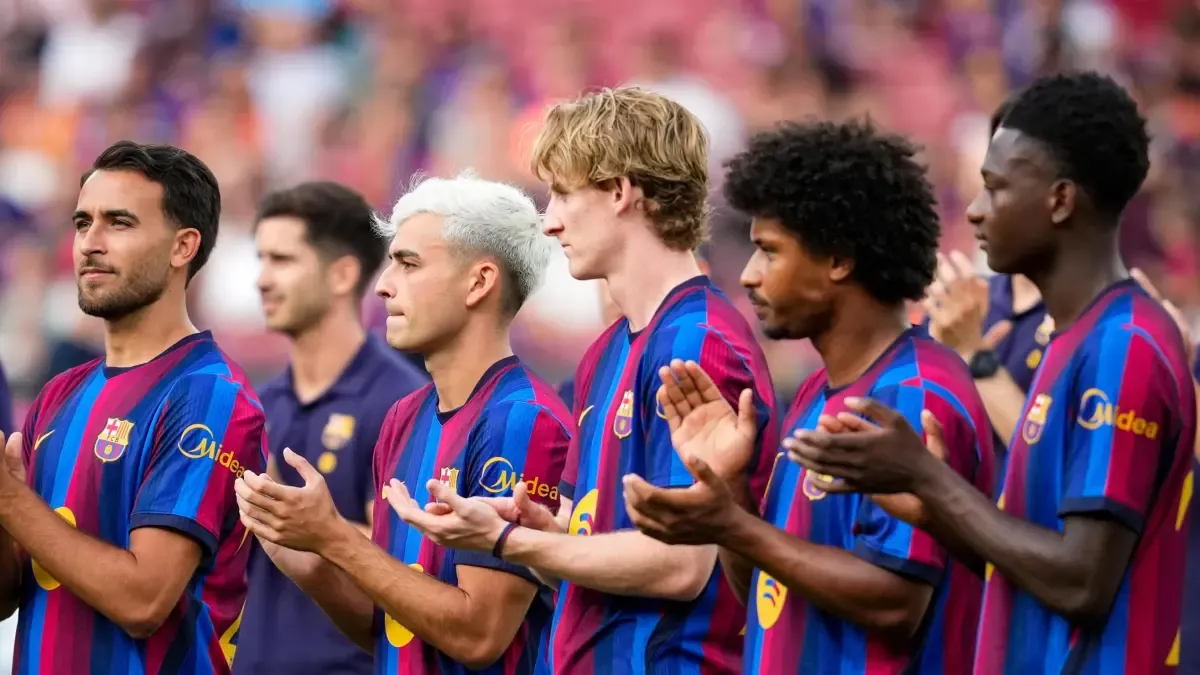 لاعبي برشلونة