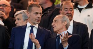 الاتحاد الأوروبي يضيف 50 ألف ورقة من ريال مدريد إلى ملف برشلونة 5 تشيفرين و فلورينتينو بيريز