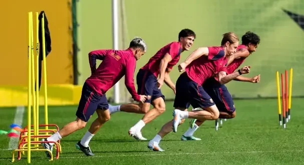 تدريبات برشلونة